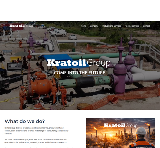 Kratoil Group – web corporativa industrial